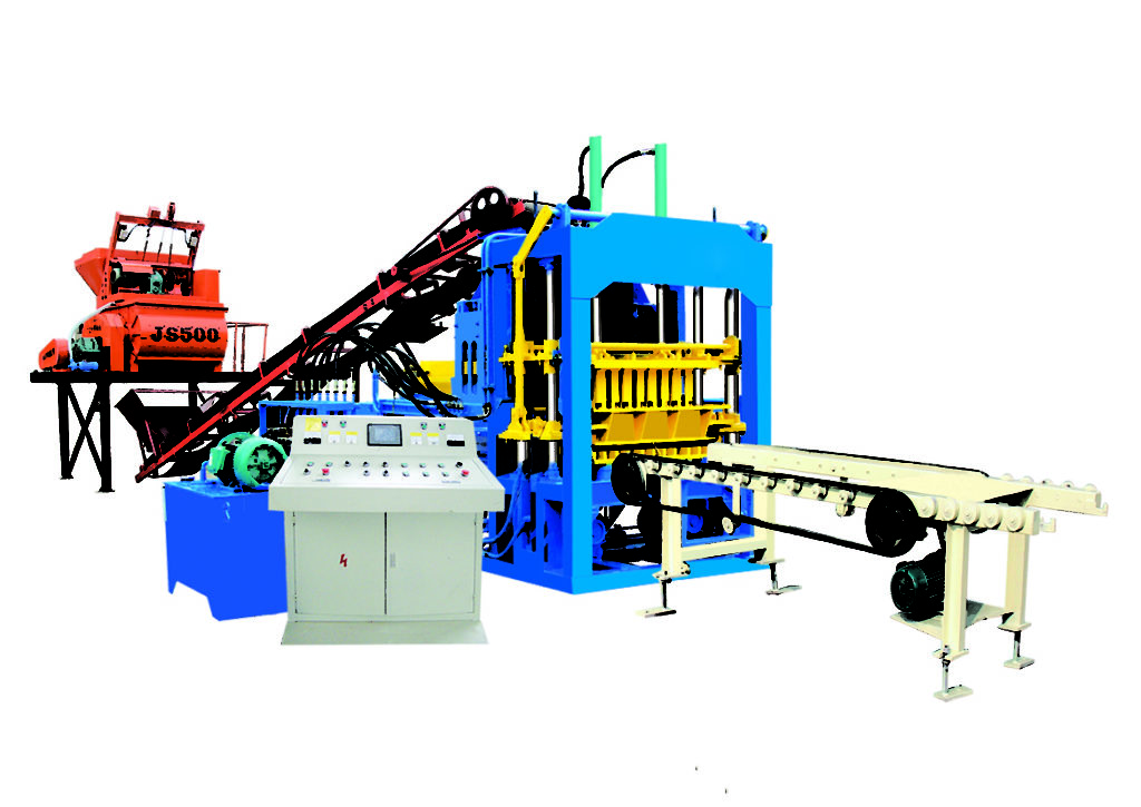 QT4-15D fully automatic brick making machine