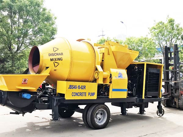 portable concrete mixer pump