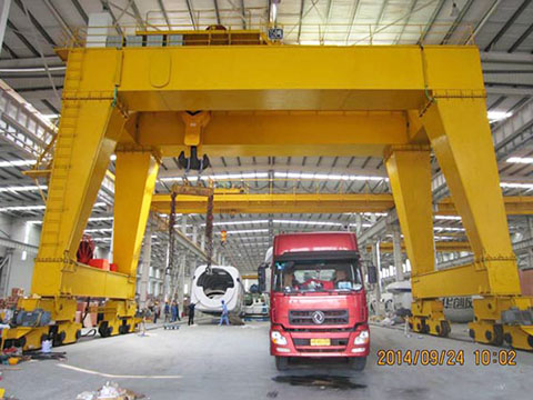 double girder indoor gantry crane