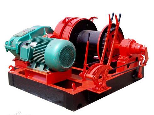 Electric crane winch