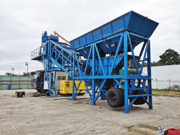 AJY-35 mobile batching plant philippines
