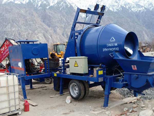 ABJZ40C diesel concrete pump mixer