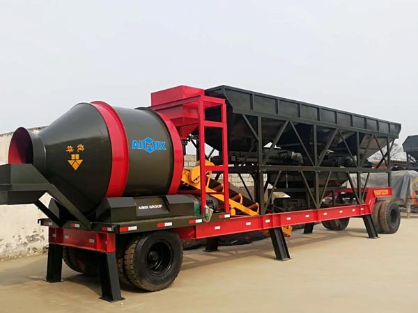 portable concrete plant