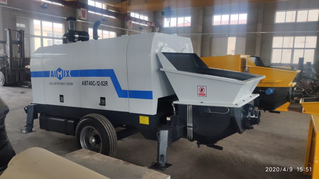 concrete pump machine