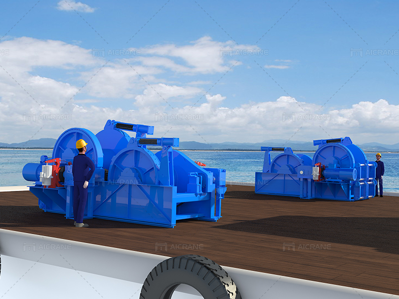 Electric Mooring Winch System
