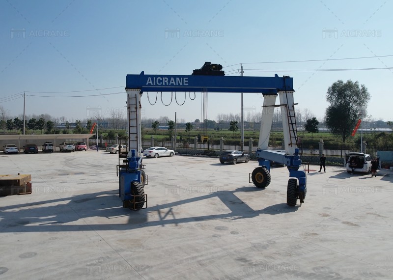 double beam rubber tire gantry crane