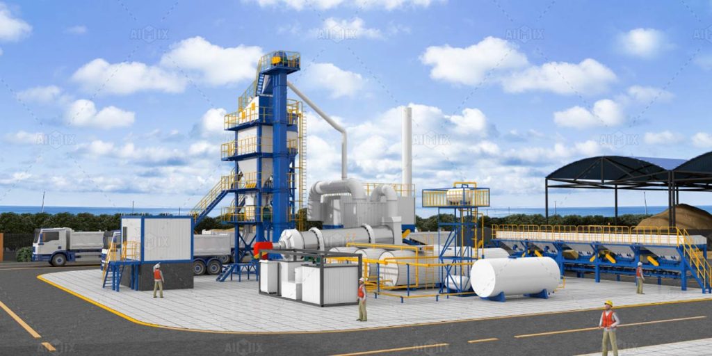 Stationary Asphalt Batch Mixing Plant