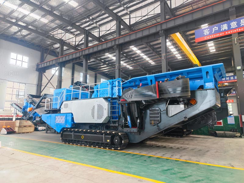 crawler concrete crusher