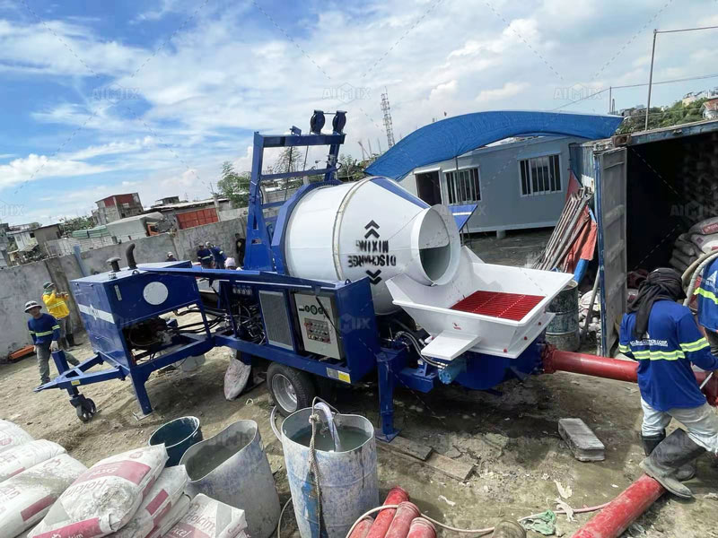 Concrete Mixer Pump Machine