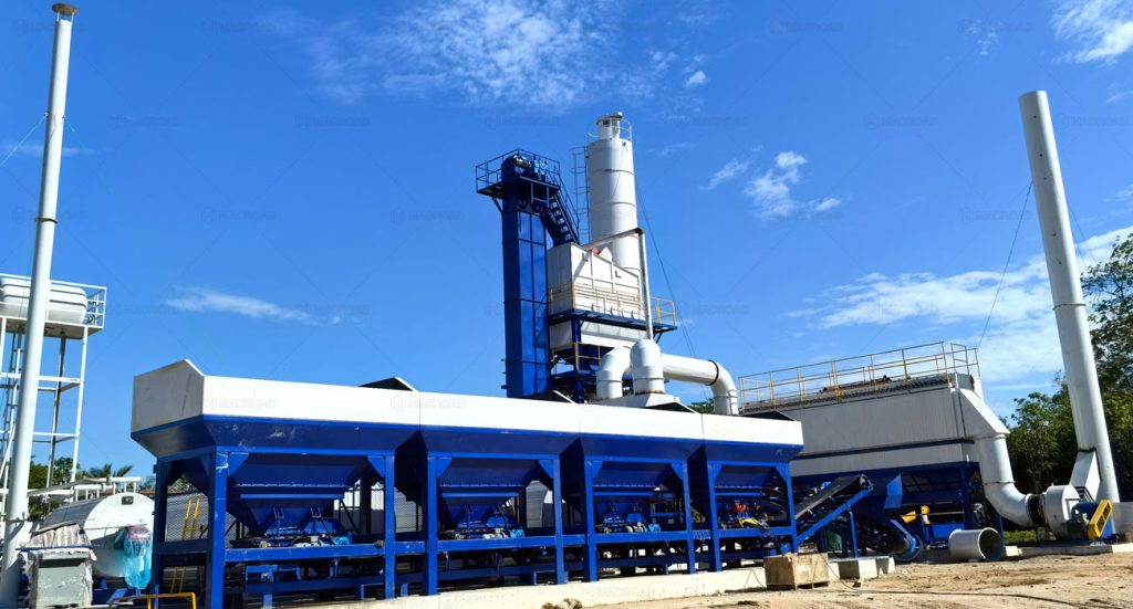 ALQ120 Asphalt Batch Plant Achieved Reliable Mixing for Municipal Road Projects